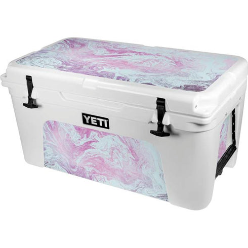 Blue and Purple Marble YETI Tundra 65 Hard Cooler Skin