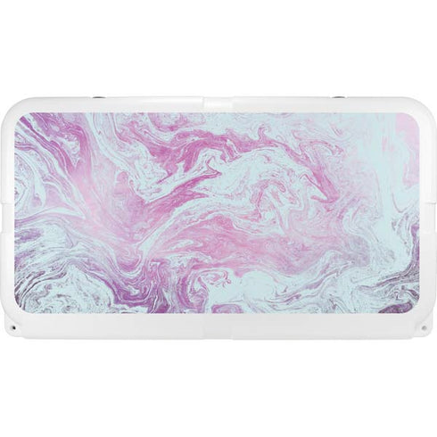 Blue and Purple Marble YETI Tundra 65 Hard Cooler Skin