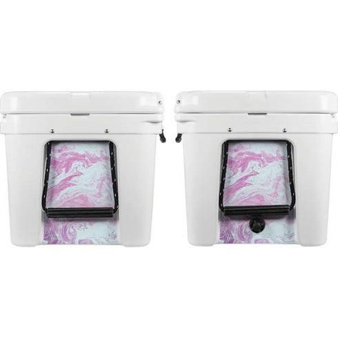 Blue and Purple Marble YETI Tundra 65 Hard Cooler Skin