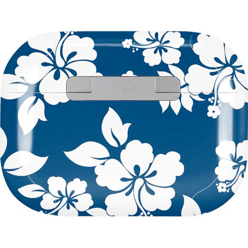 Blue and White AirPods Pro 2nd Gen Skin