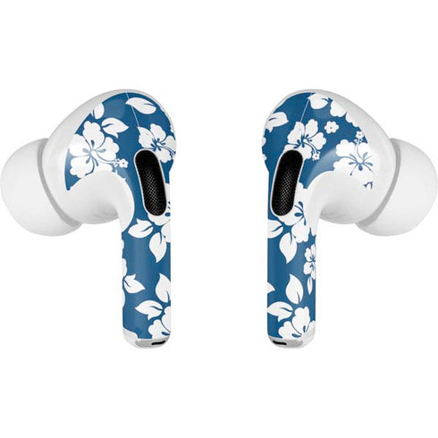 Blue and White AirPods Pro 2nd Gen Skin