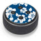 Blue and White Amazon Echo Dot Skin