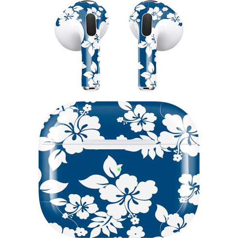 Blue and White Apple AirPods (3rd Gen 2021) Skin