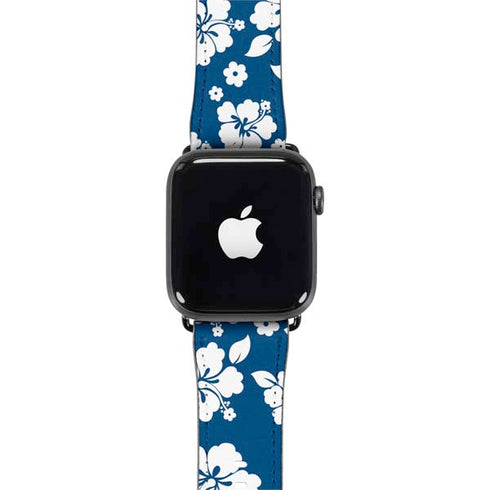 Blue and White Apple Watch Band 42-44mm