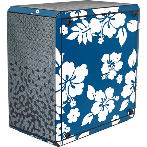 Blue and White Cooler Master MasterBox Q300L Mini Tower Skin
