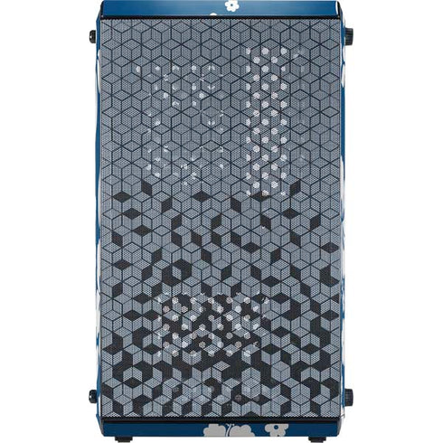 Blue and White Cooler Master MasterBox Q300L Mini Tower Skin