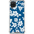 Blue and White Galaxy A12 Clear Case
