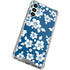 Blue and White Galaxy A13 5G Clear Case