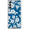 Blue and White Galaxy A14 5G Clear Case
