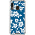 Blue and White Galaxy A30 Clear Case