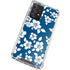 Blue and White Galaxy A52 5G Clear Case