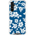 Blue and White Galaxy A54 5G Clear Case