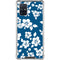 Blue and White Galaxy A71 5G Clear Case