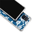 Blue and White Galaxy A71 5G Clear Case