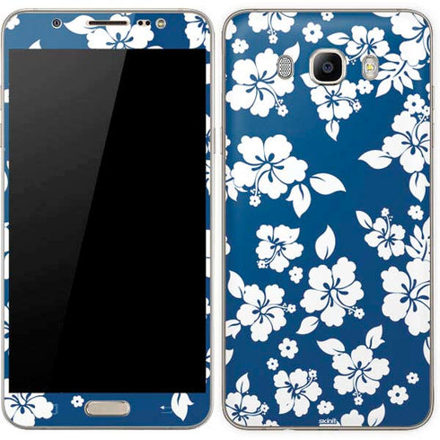 Blue and White Galaxy J7 Skin