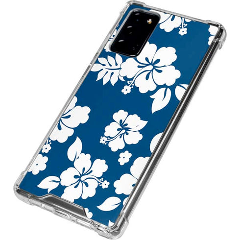 Blue and White Galaxy Note20 5G Clear Case