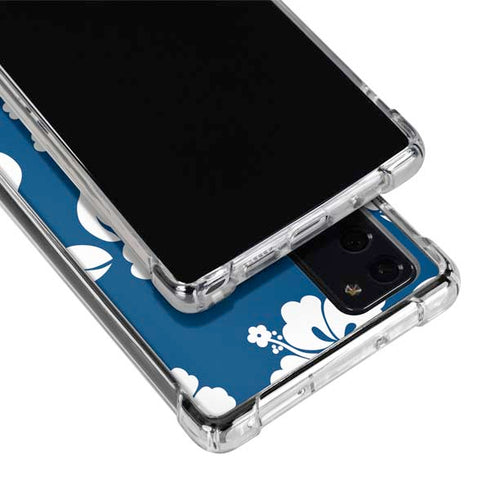 Blue and White Galaxy Note20 5G Clear Case