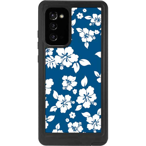 Blue and White Galaxy Note20 5G Waterproof Case