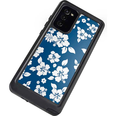 Blue and White Galaxy Note20 5G Waterproof Case