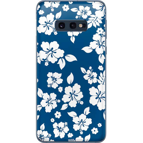 Blue and White Galaxy S10e Skin