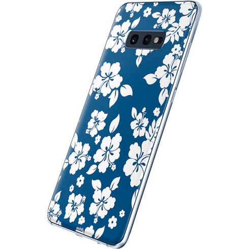 Blue and White Galaxy S10e Skin
