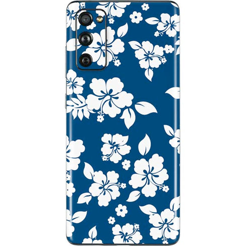Blue and White Galaxy S20 Fan Edition Skin