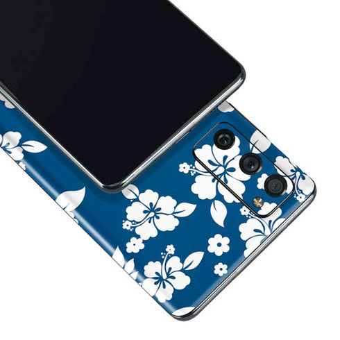 Blue and White Galaxy S20 Fan Edition Skin