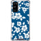 Blue and White Galaxy S20 FE Clear Case