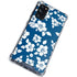 Blue and White Galaxy S20 FE Clear Case