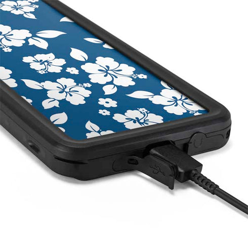 Blue and White Galaxy S20 Waterproof Case