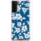 Blue and White Galaxy S21 FE Clear Case