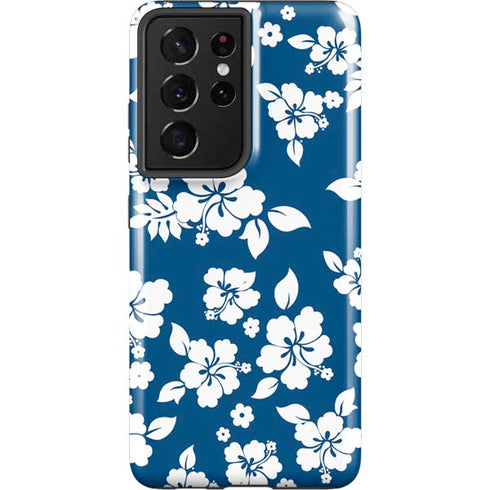 Blue and White Galaxy S21 Ultra 5G Pro Case