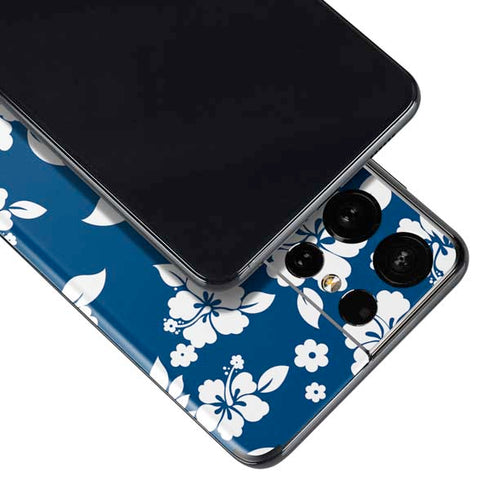 Blue and White Galaxy S21 Ultra 5G Skin