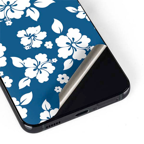 Blue and White Galaxy S22 Skin