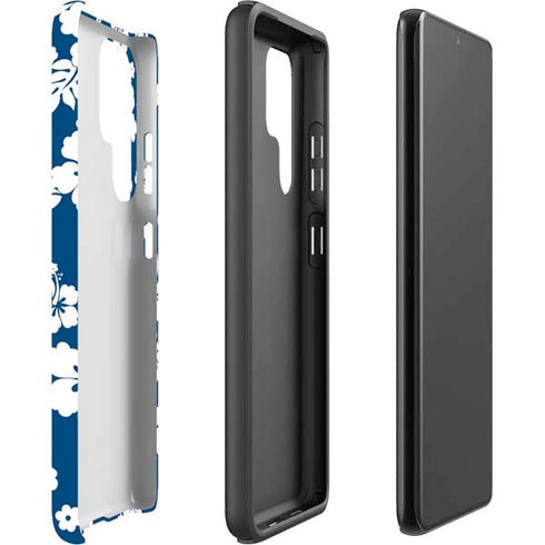Blue and White Galaxy S22 Ultra Pro Case