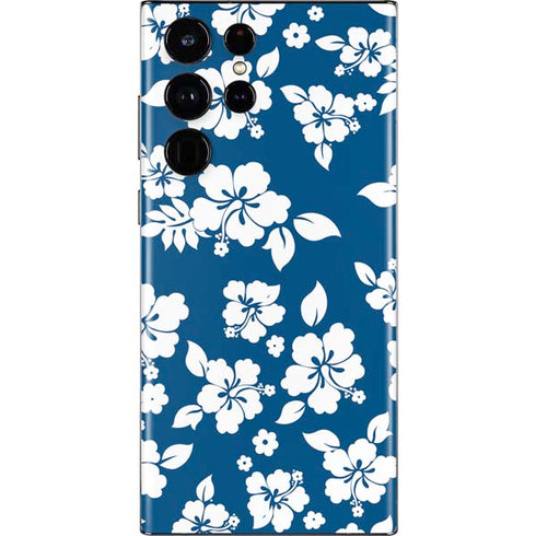 Blue and White Galaxy S22 Ultra Skin