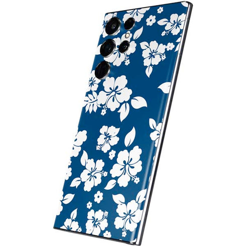 Blue and White Galaxy S22 Ultra Skin