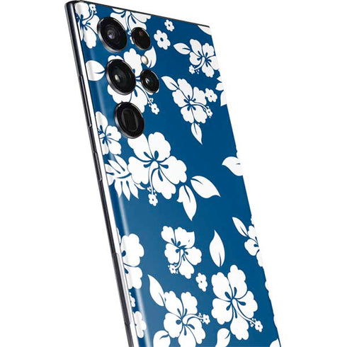 Blue and White Galaxy S22 Ultra Skin