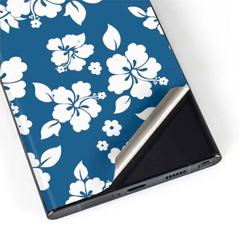 Blue and White Galaxy S22 Ultra Skin