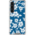 Blue and White Galaxy S23 Clear Case