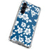 Blue and White Galaxy S23 FE Clear Case