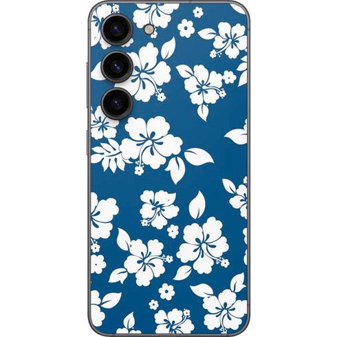 Blue and White Galaxy S23 Skin