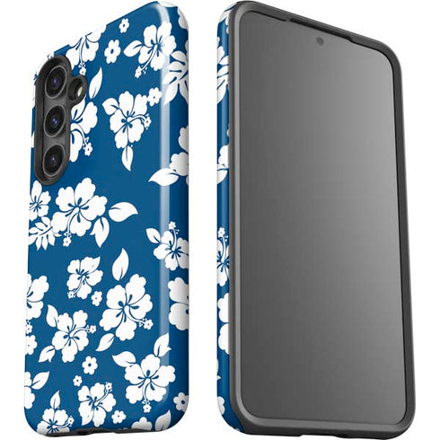 Blue and White Galaxy S24 Impact Case