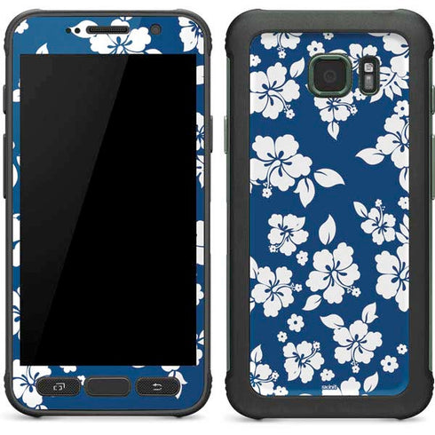 Blue and White Galaxy S7 Active Skin