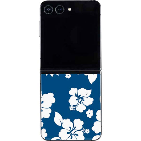 Blue and White Galaxy Z Flip5 5G Skin