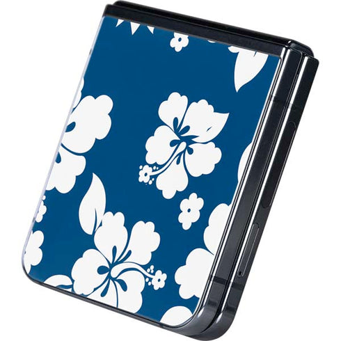 Blue and White Galaxy Z Flip5 5G Skin