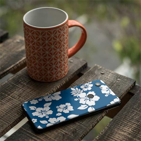 Blue and White Google Pixel 3a XL Skin