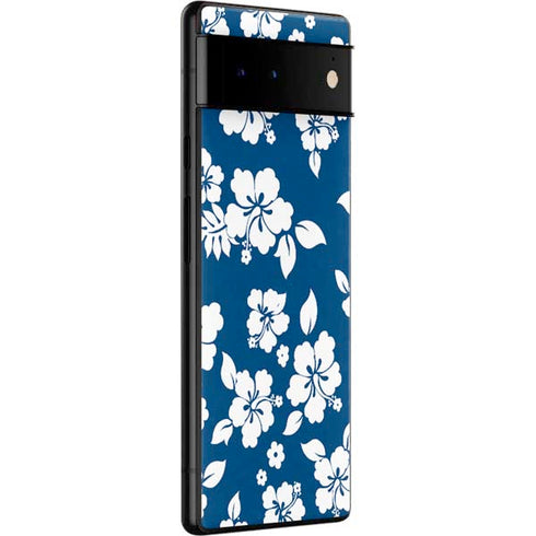 Blue and White Google Pixel 6 Skin
