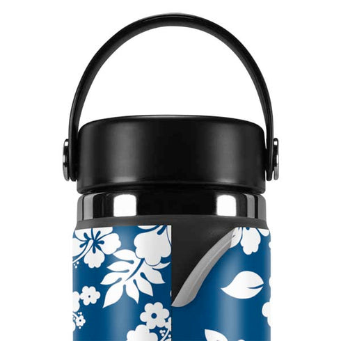 Blue and White Hydro Flask 20oz Wide Mouth Skin