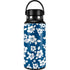 Blue and White Hydro Flask 32oz Wide Mouth Skin